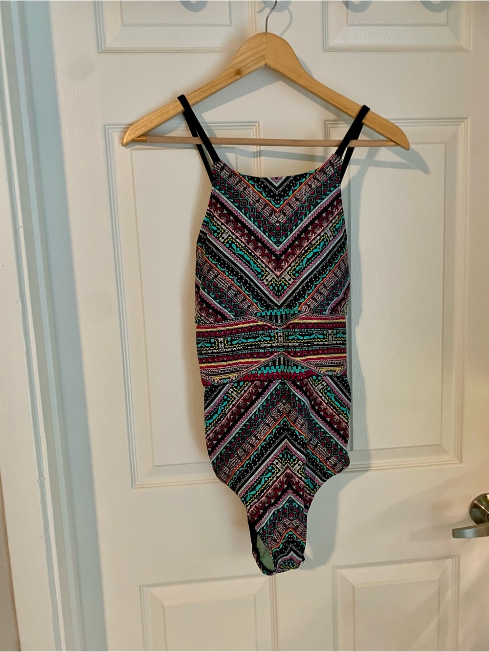 Mossimo Women’s Printed One-Piece Swimsuit - Multicolor
